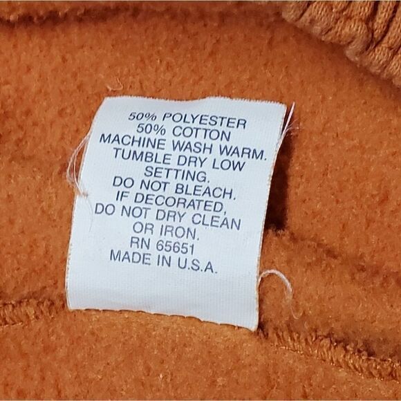 RARE Vintage 1980s Tennessee River Orange Adobe High Rise Joggers Sweatpants XL - Picture 12 of 12